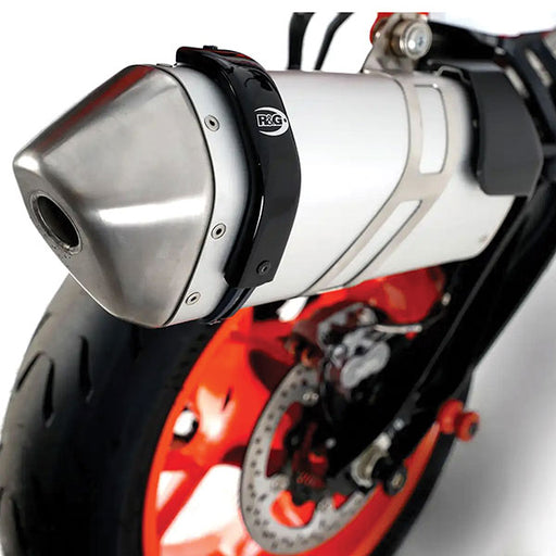 R&G EXHAUST PROTECTOR (EP0012BK) - Driven Powersports