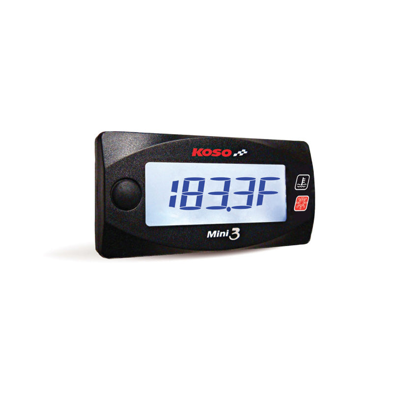 KOSO NORTH AMERICA MINI 3 CYLINDER HEAD TEMPERATURE METER - HONDA GROM - Driven Powersports