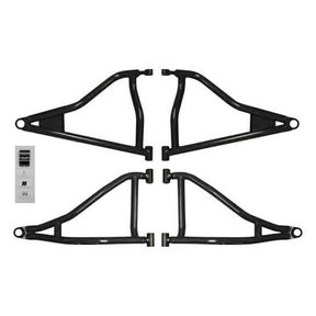 SuperATV High Clearance A-Arm For Polaris RZR XP '14-'23 Black - Driven Powersports