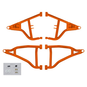 SUPERATV A-ARM H-CLEARANCE FT POL Orange - Driven Powersports