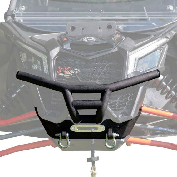 SuperATV Winch Ready Bumper For Can-Am Maverick '17-'26 Black - Driven Powersports