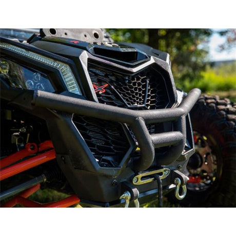 SuperATV Winch Ready Bumper For Can-Am Maverick '17-'26 Black - Driven Powersports