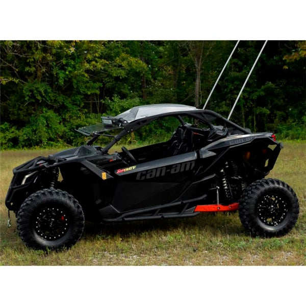 SuperATV HD Nerf Bars For Can-Am Maverick '17-'26 Black - Driven Powersports