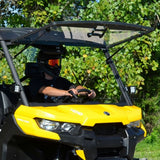 SuperATV Flip up Windshield For Can-Am Defender '16-'26 Clear - Driven Powersports