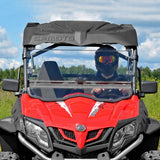 SuperATV Flip up Windshield For CFMOTO Zforce '14-'22 Clear - Driven Powersports