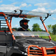 SuperATV Flip up Windshield For Kawasaki Mule '15-'26 Clear - Driven Powersports