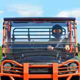 SuperATV Flip up Windshield For Kawasaki Mule '15-'26 Clear - Driven Powersports