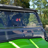 SuperATV Flip up Windshield For Kawasaki '12-'15 Clear - Driven Powersports