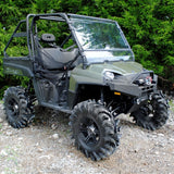 SuperATV Flip up Windshield For Polaris Ranger '10-'25 Clear - Driven Powersports