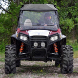 SuperATV Flip up Windshield For Polaris RZR '08-'21 Clear - Driven Powersports
