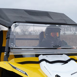 SuperATV Flip up Windshield For Yamaha YXZ1000R Eps '16-'18 Clear - Driven Powersports
