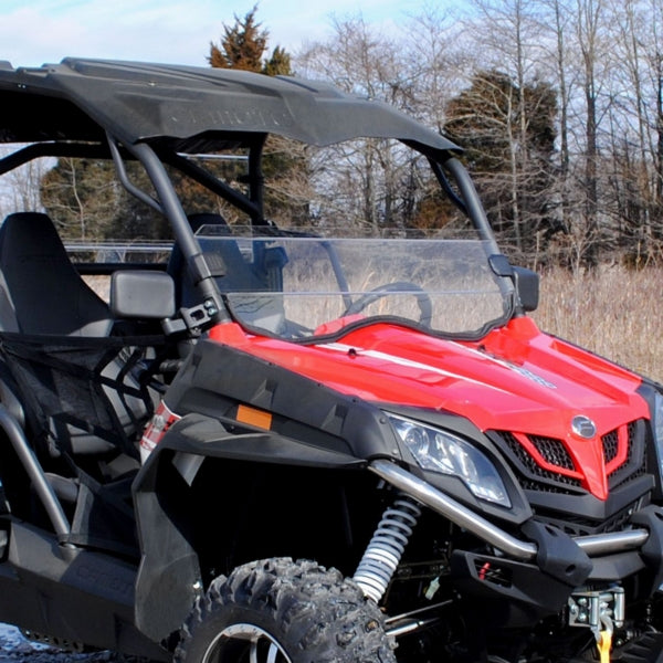 SuperATV Half Windshield For CFMOTO Zforce '14-'22 Clear - Driven Powersports
