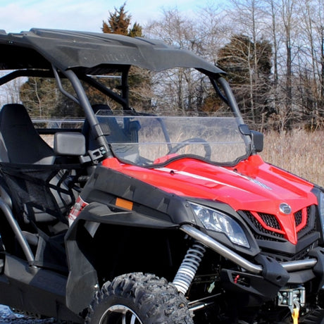 SuperATV Half Windshield For CFMOTO Zforce '14-'22 Clear - Driven Powersports