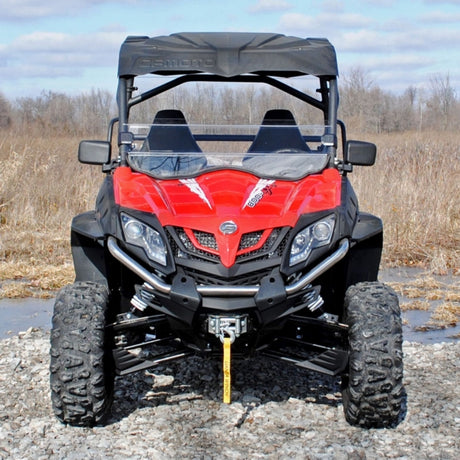 SuperATV Half Windshield For CFMOTO Zforce '14-'22 Clear - Driven Powersports