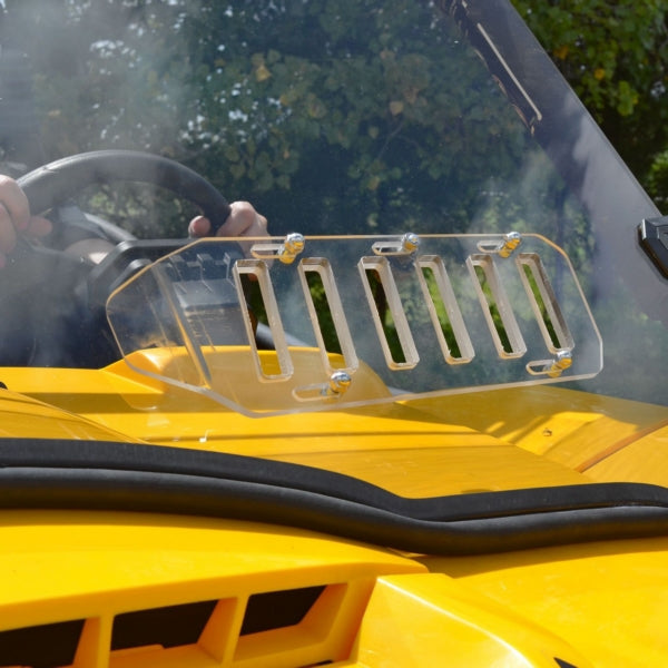 SuperATV Vented Full Windshield For Can-Am Commander '11-'20 Clear - Driven Powersports