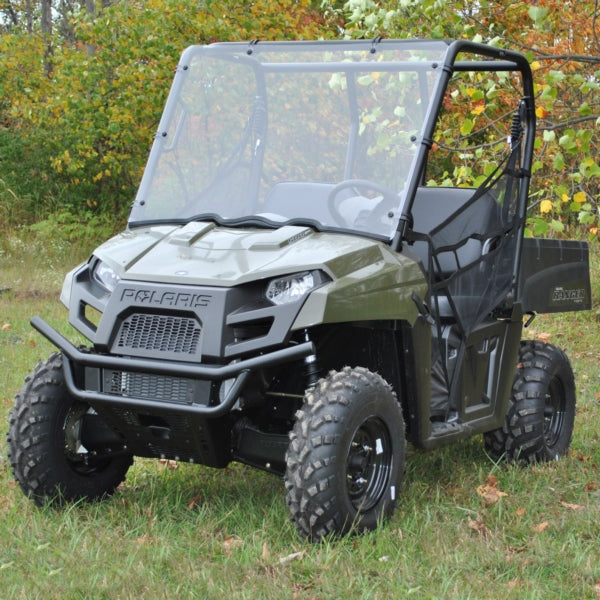 SuperATV Full Windshield For Polaris Ranger '10-'14 Clear - Driven Powersports