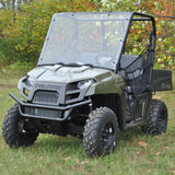 SuperATV Full Windshield For Polaris Ranger '10-'14 Clear - Driven Powersports