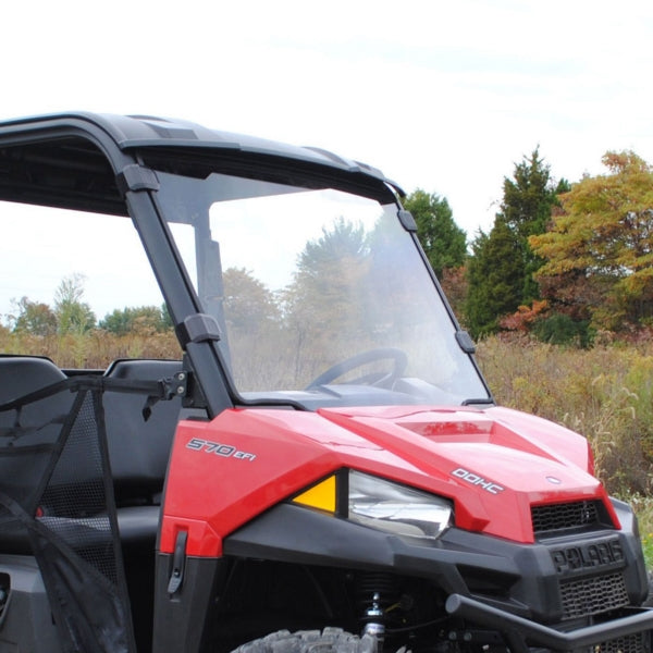 SuperATV Full Windshield For Polaris Ranger '15-'22 Clear - Driven Powersports