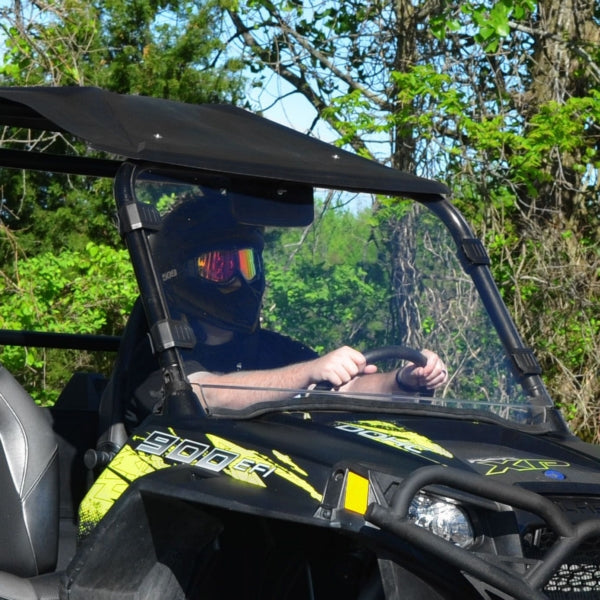 SuperATV Full Windshield For Polaris RZR '08-'21 Clear - Driven Powersports