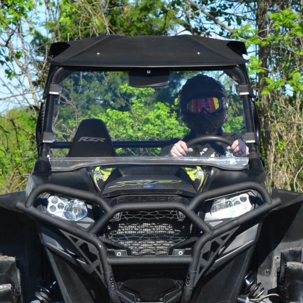 SuperATV Full Windshield For Polaris RZR '08-'19 Clear - Driven Powersports