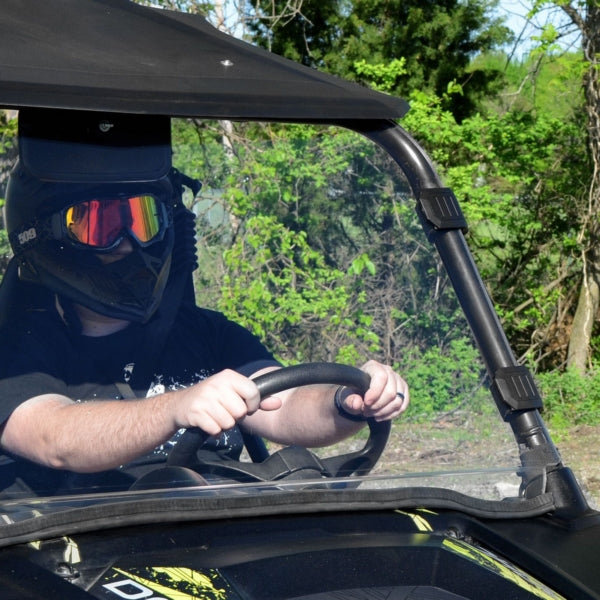 SuperATV Full Windshield For Polaris RZR '08-'21 Clear - Driven Powersports