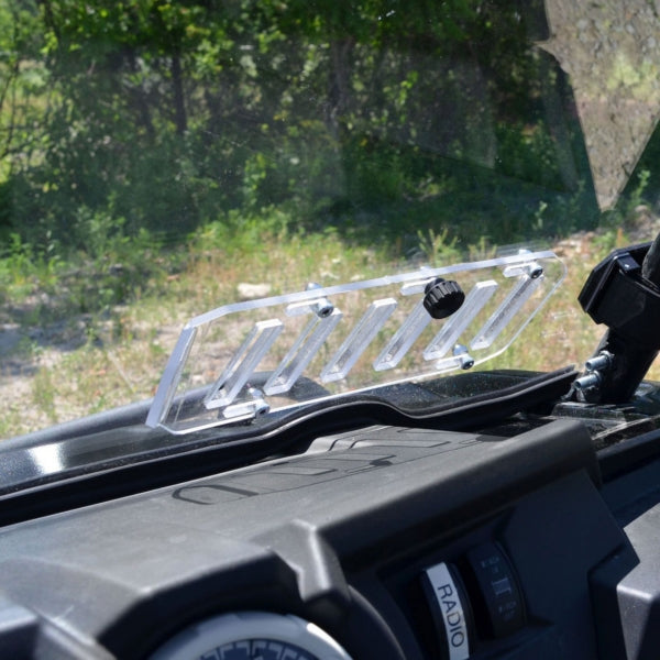 SuperATV Vented Full Windshield For Polaris RZR '14-'20 Clear - Driven Powersports