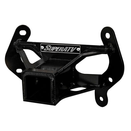 SuperATV Receiver Hitch For Can-Am Maverick '13-'17 Black - Driven Powersports
