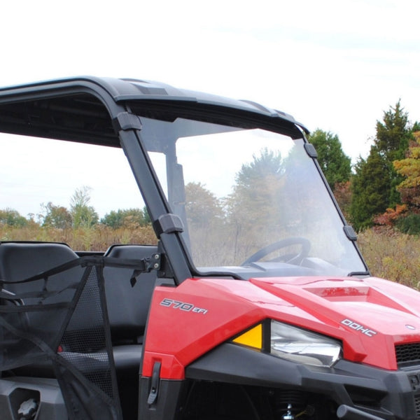 SuperATV Full Windshield For Polaris Ranger '15-'22 Clear - Driven Powersports