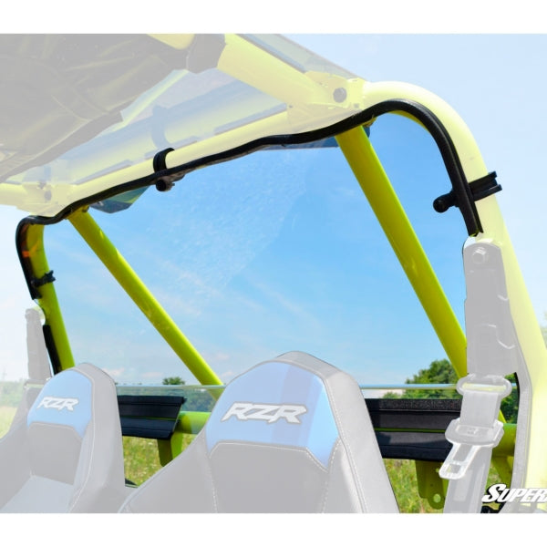 SuperATV Rear Windshield For Polaris RZR '15-'20 Clear - Driven Powersports