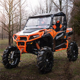 SuperATV Flip Down Windshield For Polaris General '16-'26 Clear - Driven Powersports