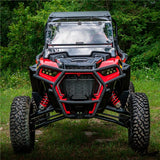 SuperATV Flip up Windshield For Polaris RZR '18-'21 Clear - Driven Powersports