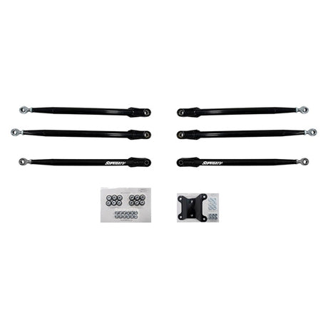 SuperATV Tubed Radius Arm For Can-Am Maverick '17-'26 Black - Driven Powersports
