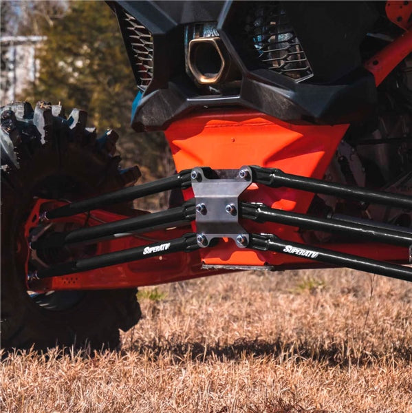 SuperATV Tubed Radius Arm For Can-Am Maverick '17-'26 Black - Driven Powersports