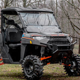 SuperATV Flip Down Windshield For Polaris Ranger '13-'26 Clear - Driven Powersports