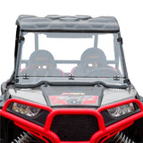 SuperATV Flip Down Windshield For Polaris RZR '14-'20 Clear - Driven Powersports