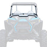 SuperATV Flip Down Windshield For Polaris RZR XP '19-'23 Clear - Driven Powersports