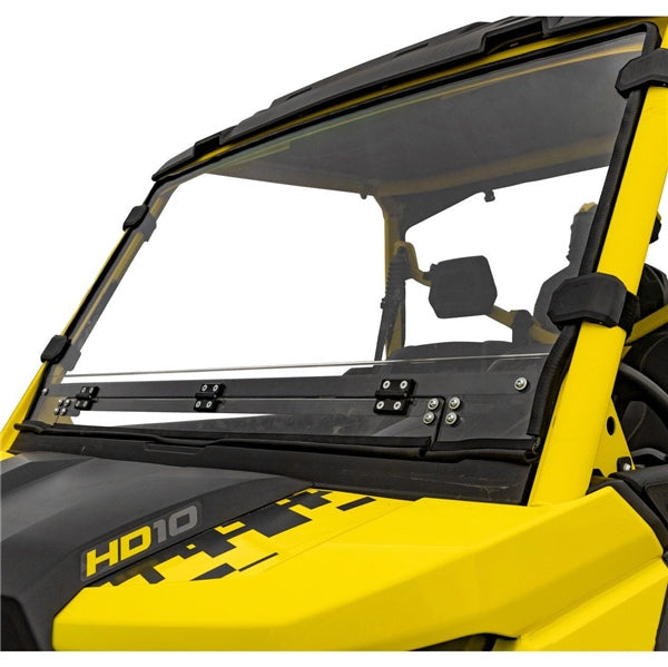 SuperATV Vented Full Windshield For Can-Am Defender '16-'26 Clear - Driven Powersports
