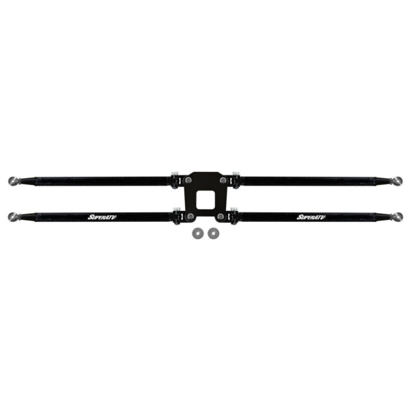 SuperATV Tubed Radius Arm For Polaris RZR '14-'23 Black - Driven Powersports