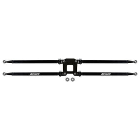 SuperATV Tubed Radius Arm For Polaris RZR '14-'23 Black - Driven Powersports