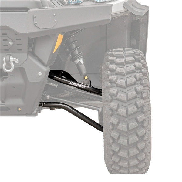 SuperATV High Clearance A-Arm For Can-Am Defender '20-'26 Black - Driven Powersports