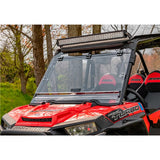 SuperATV Flip up Windshield For Polaris RZR '14-'20 Clear - Driven Powersports
