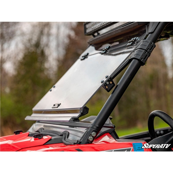 SuperATV Flip up Windshield For Polaris RZR '14-'20 Clear - Driven Powersports