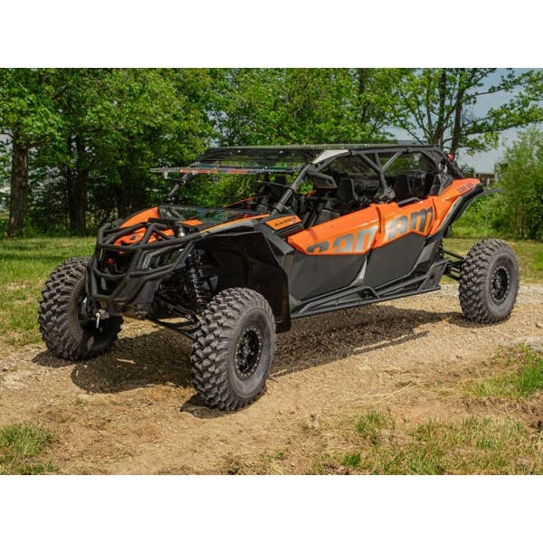 SuperATV HD Nerf Bars For Can-Am Maverick '17-'26 Black - Driven Powersports