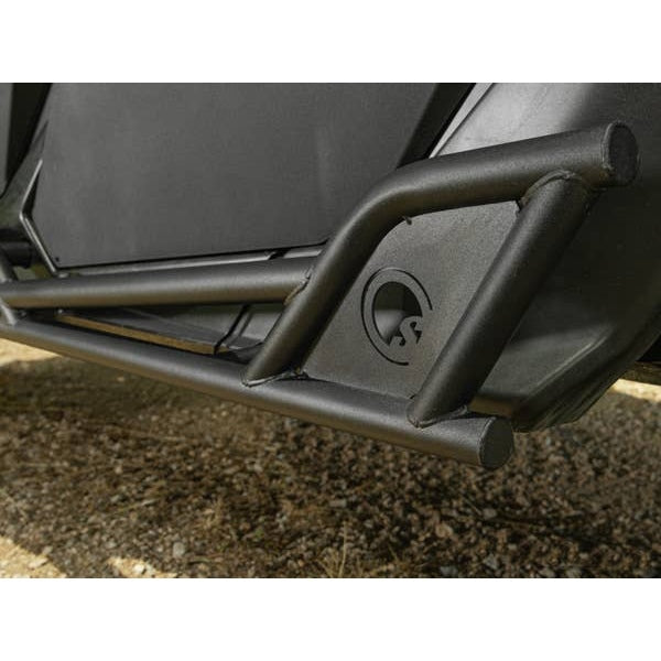 SuperATV HD Nerf Bars For Can-Am Maverick '17-'26 Black - Driven Powersports