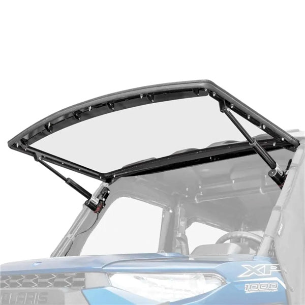 SuperATV Flip Windshield For Polaris Ranger '13-'26 Clear - Driven Powersports
