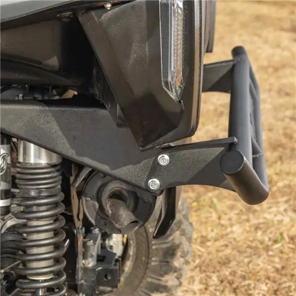SuperATV Rear Bumper For Yamaha Wolverine RMAX4 '21-'26 Black - Driven Powersports