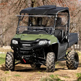 SuperATV Flip up Windshield For Honda Pioneer '14-'26 Clear - Driven Powersports