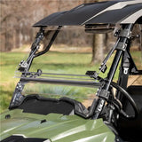 SuperATV Flip up Windshield For Honda Pioneer '14-'26 Clear - Driven Powersports