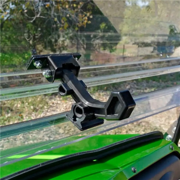 SuperATV Flip up Windshield For Kawasaki '16-'26 Clear - Driven Powersports