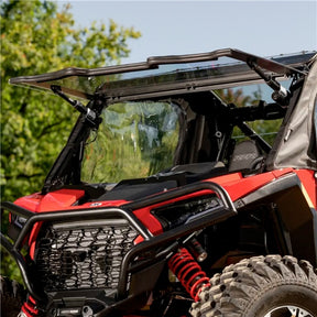SuperATV Flip Windshield For Polaris RZR XP '24-'26 Clear - Driven Powersports